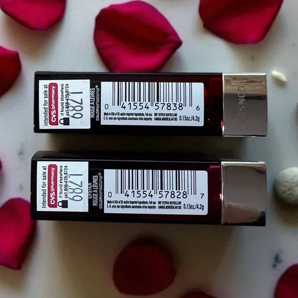 2x lot Maybelline Color Sensational Creams Lipstick - Pink Flare & Crimson Race - Picture 4 of 5